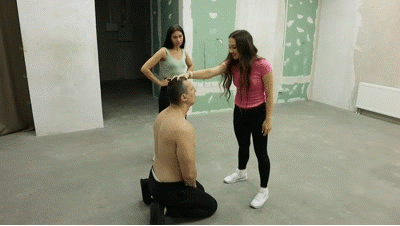 The lesson in balls destroying from Selena and Jasmine The lesson in balls destroying from Selena and Jasmine